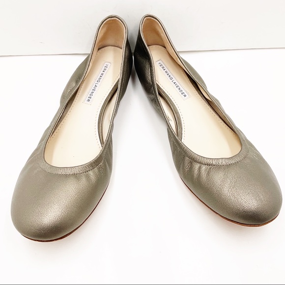 {Vera Wang Lavender} Leather Ballet Flats - Picture 7 of 16